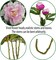 4 Pcs Artificial Peonies – Faux Silk Flowers with Stems, Realistic Purple-Pink Peonies for Home Decor & Floral Arrangements
